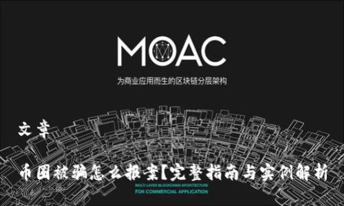 文章

币圈被骗怎么报案？完整指南与实例解析